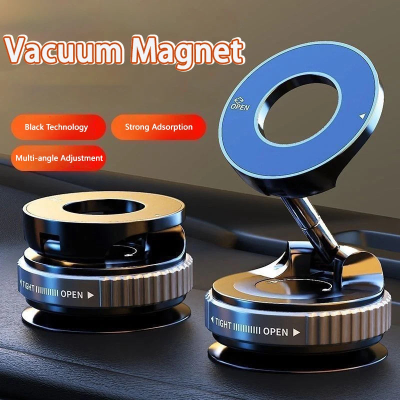 Magnetic Vacuum Car Phone Holder 360° Rotation Suction Cup Navigation Stand Bracket Car Holder for Bath/Car Universal NEW