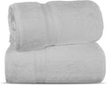 Soft & Absorbent Premium Cotton Turkish Towels (White, 2-Piece Bath Sheets)