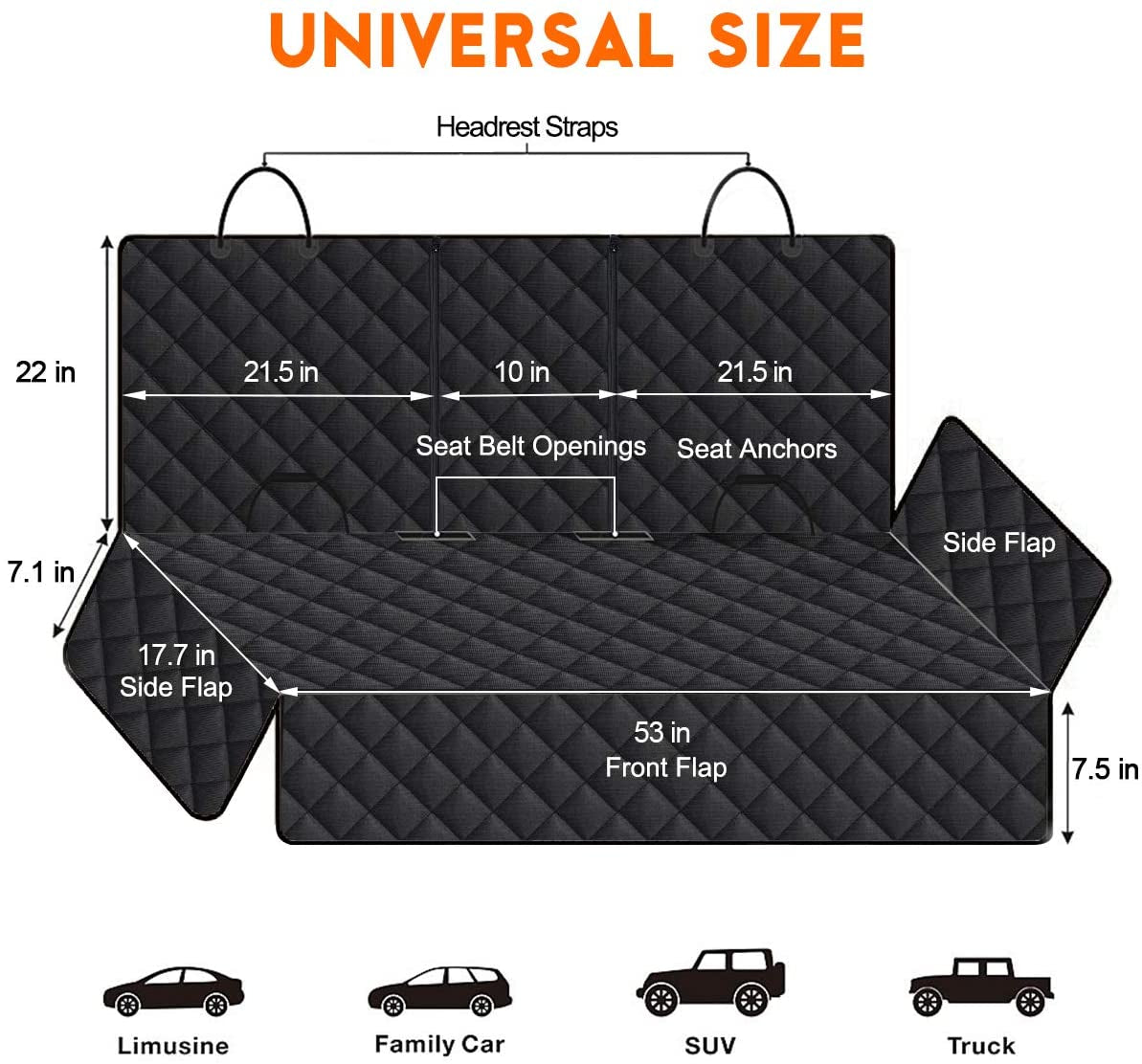 Durable Backseat Cover 