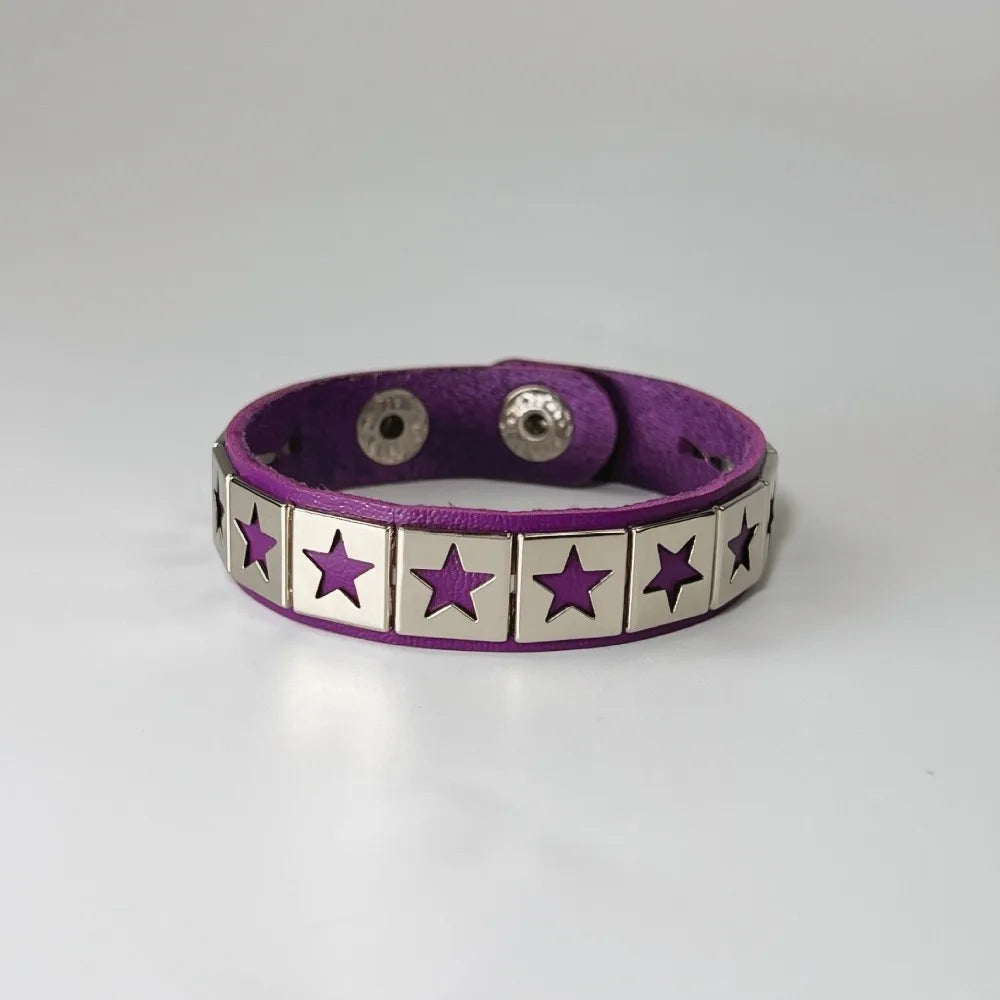 Star Leather Bracelet