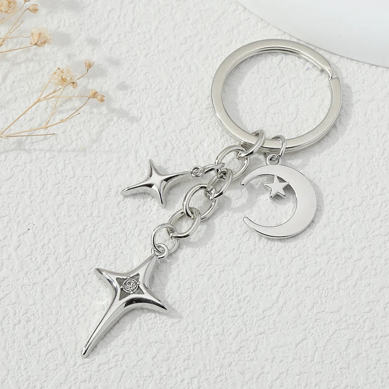 Star Moon Key chain