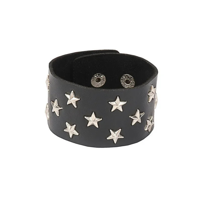 B*thcin Leather Bracelet