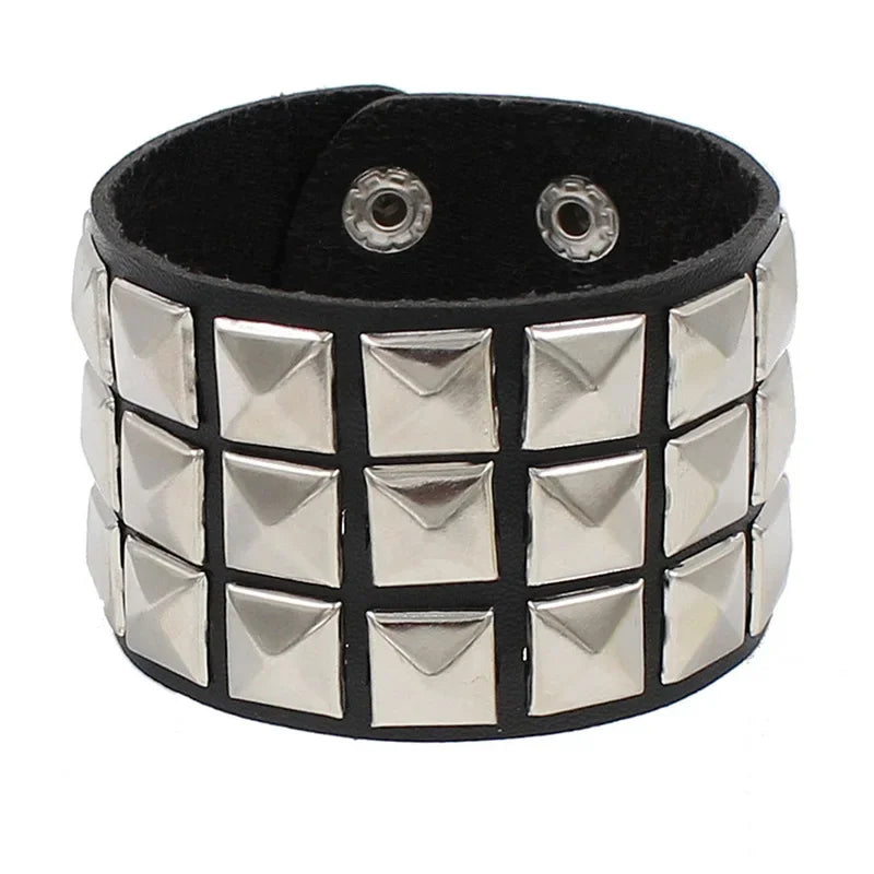B*thcin Leather Bracelet