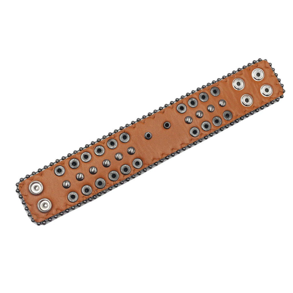 Rugged Leather Wristband