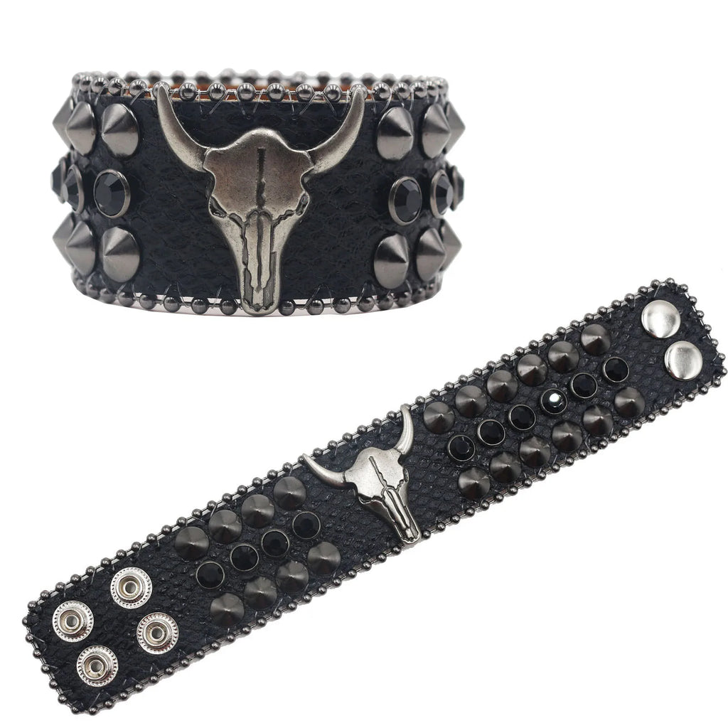 Rugged Leather Wristband
