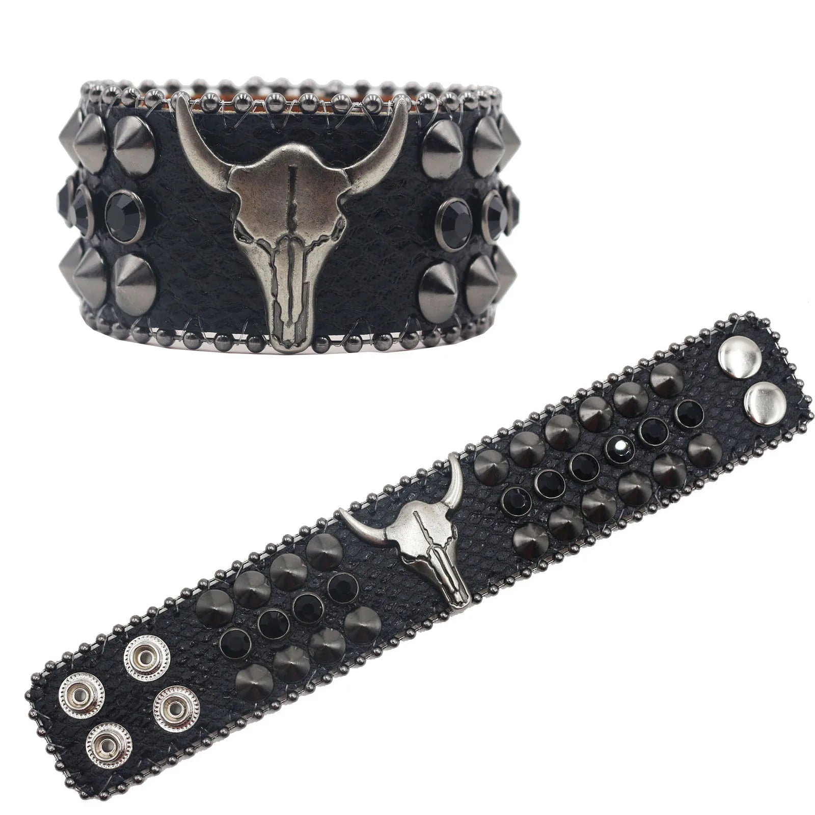 Rugged Leather Wristband