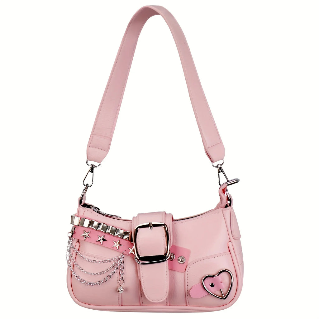 Heart n Chains Shoulder Bag
