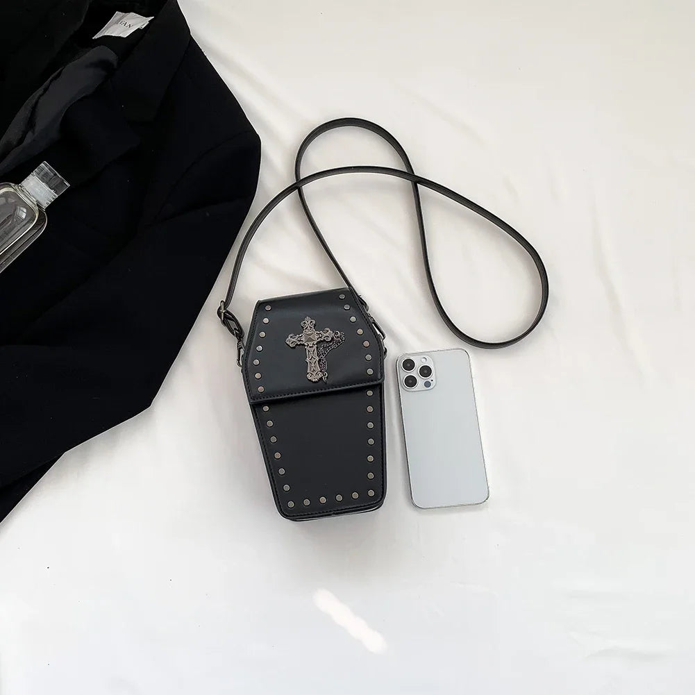 Coffin Cross Crossbody Bag