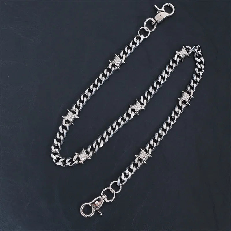 Barbed Wire Wallet Chain