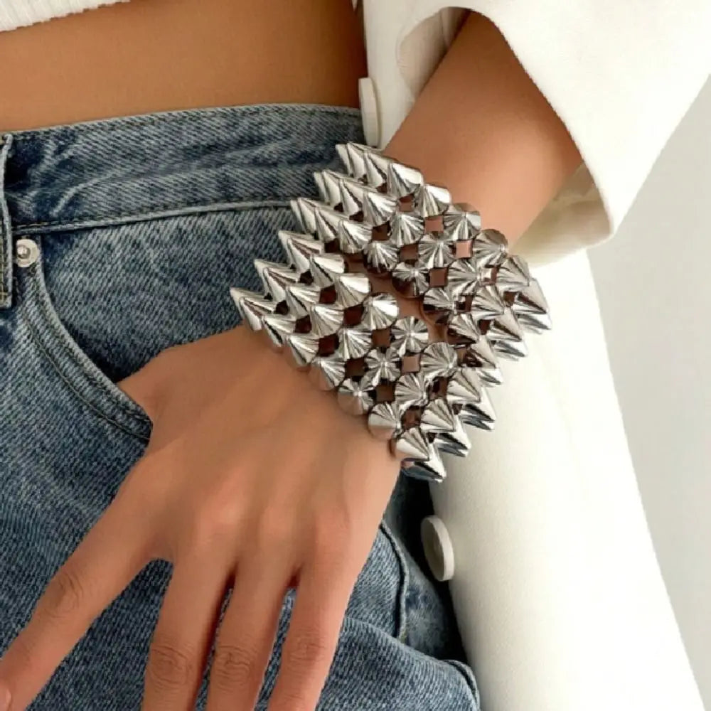 Chunky Spiked Bracelet