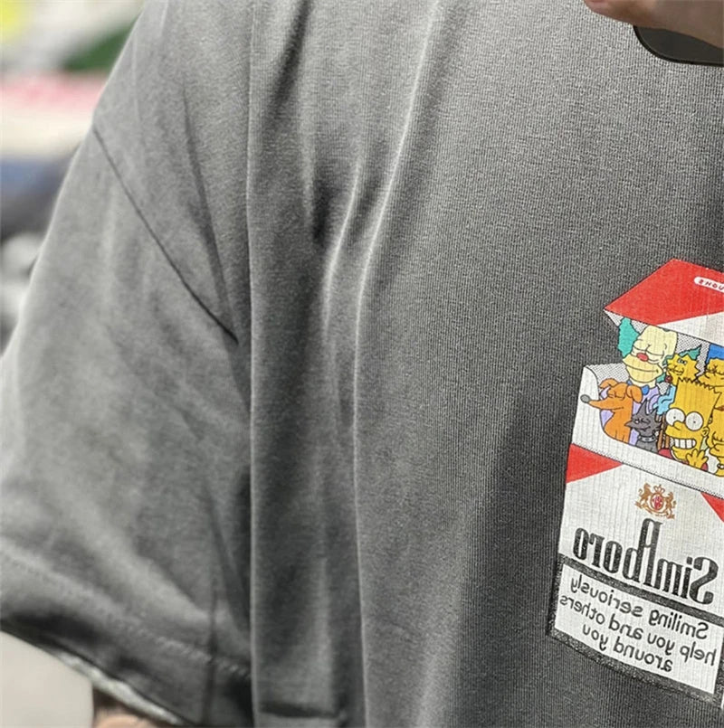 Cigarette Oversized T Shirt