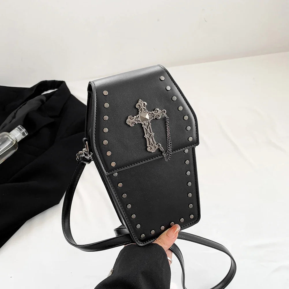 Coffin Cross Crossbody Bag