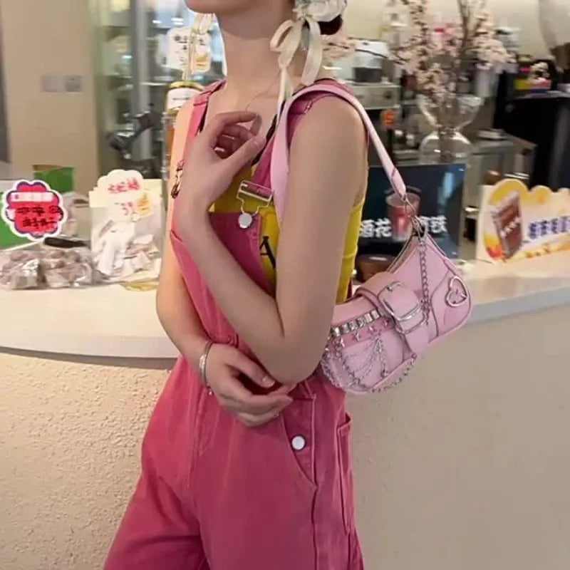Heart n Chains Shoulder Bag