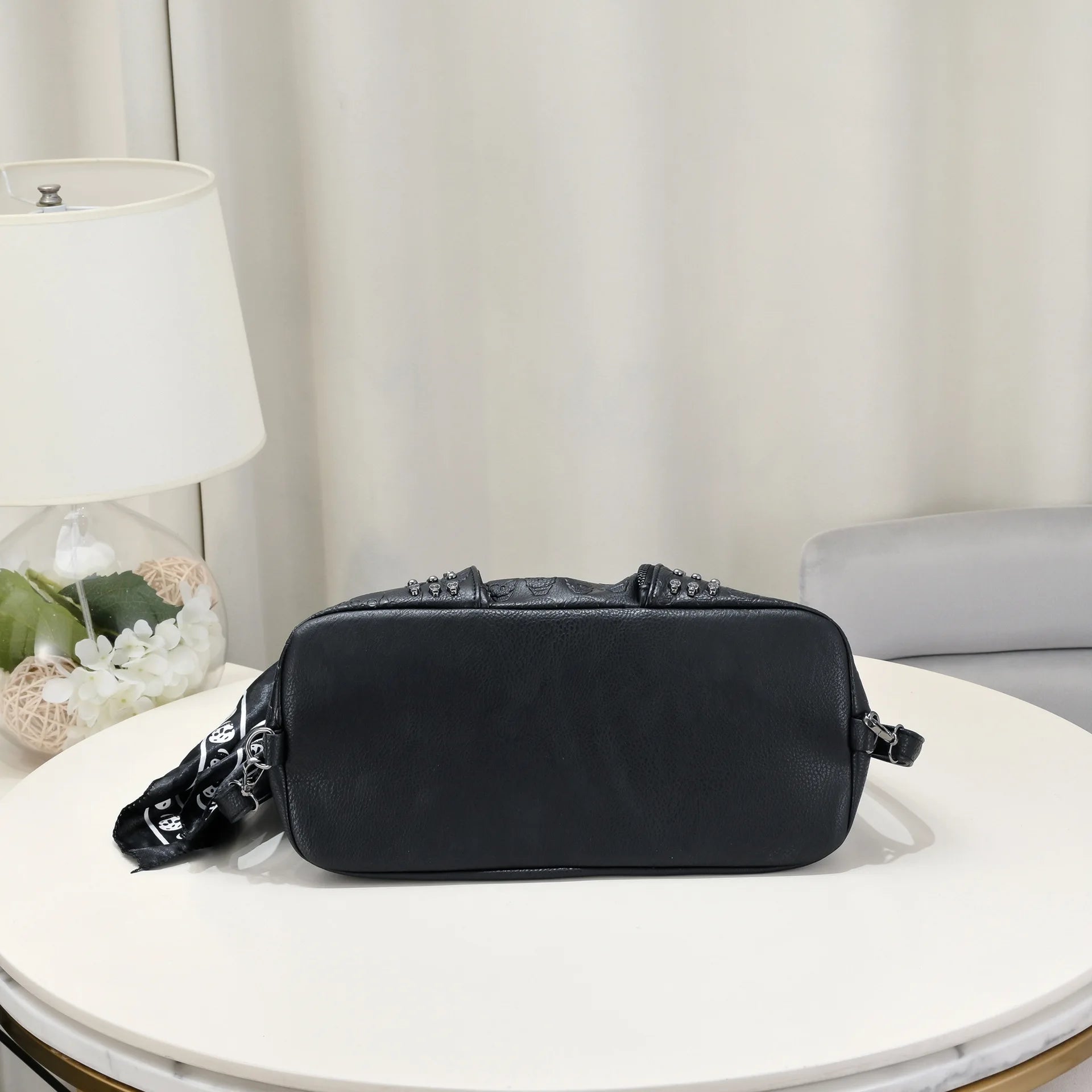 Leather Skull Bag