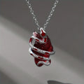 Snake Heart Necklace