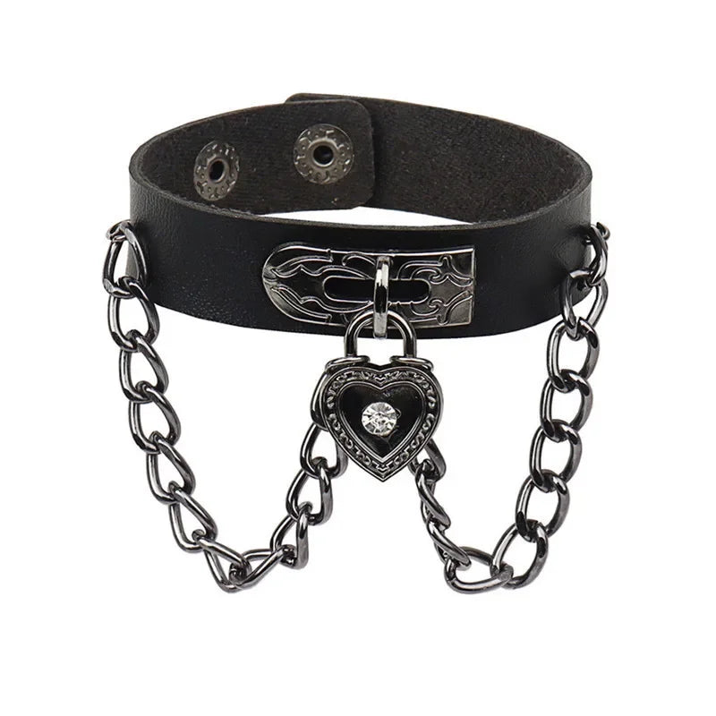 B*thcin Leather Bracelet