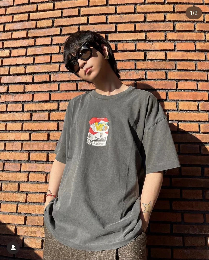 Cigarette Oversized T Shirt
