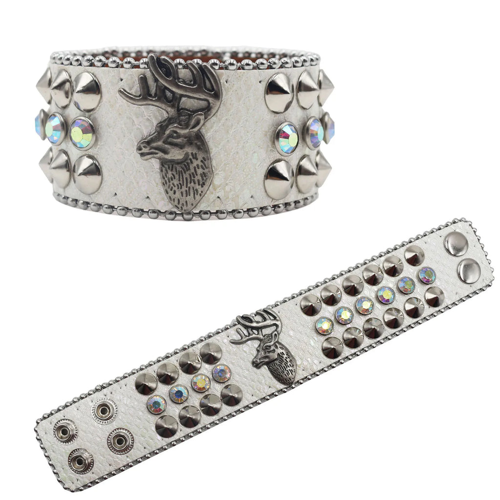 Rugged Leather Wristband