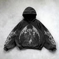 Faded Wings Oversized Hoodie