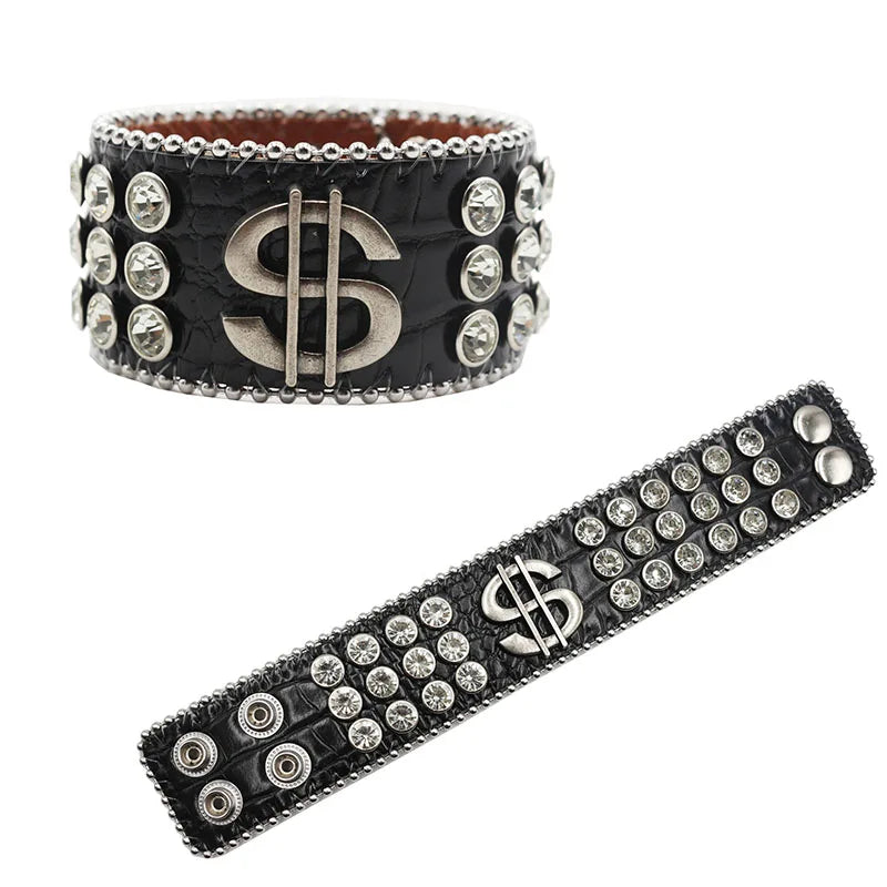 Rugged Leather Wristband