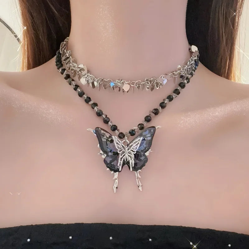 Double Butterfly necklace