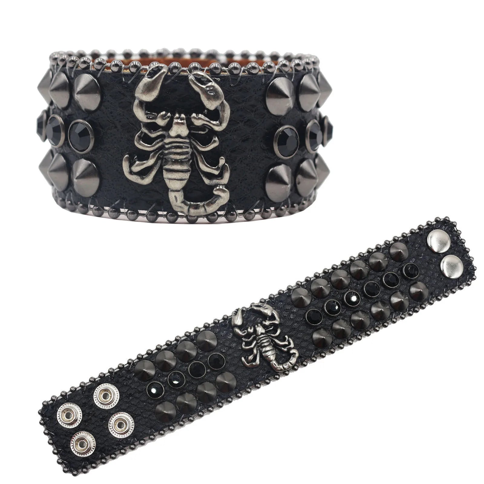 Rugged Leather Wristband