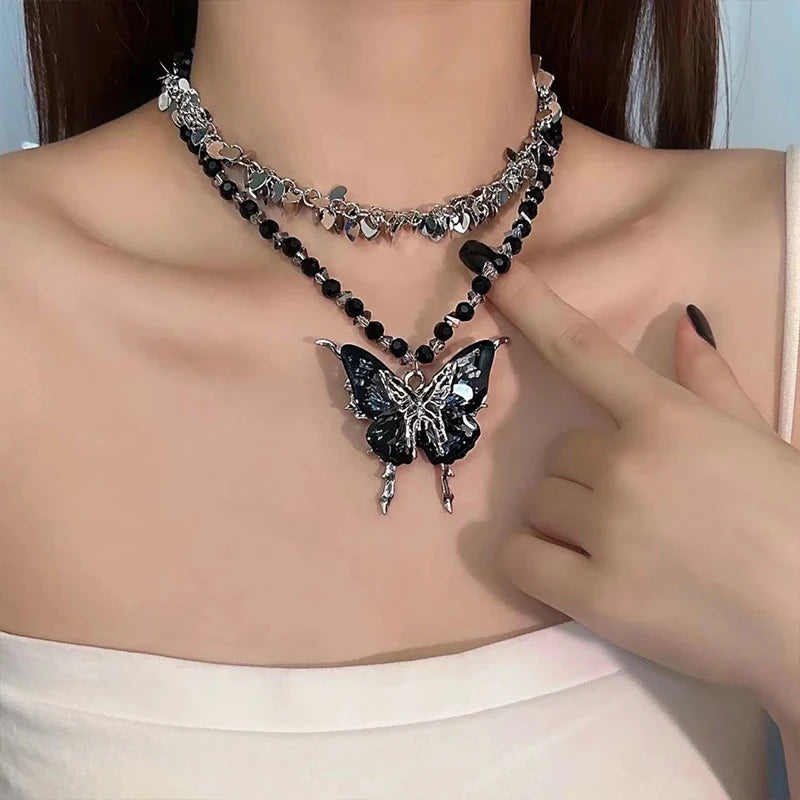 Double Butterfly necklace