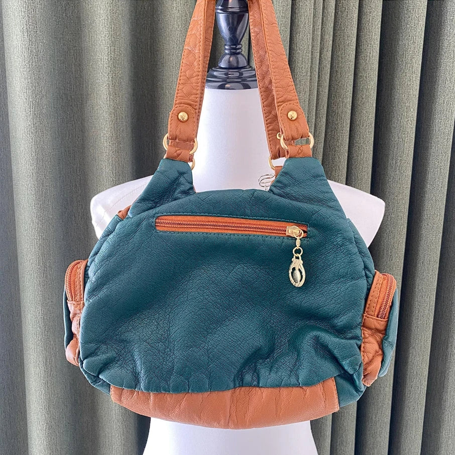 Cross n Chains leather Tote bag
