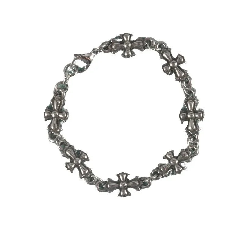 Cross Link Chain Bracelet