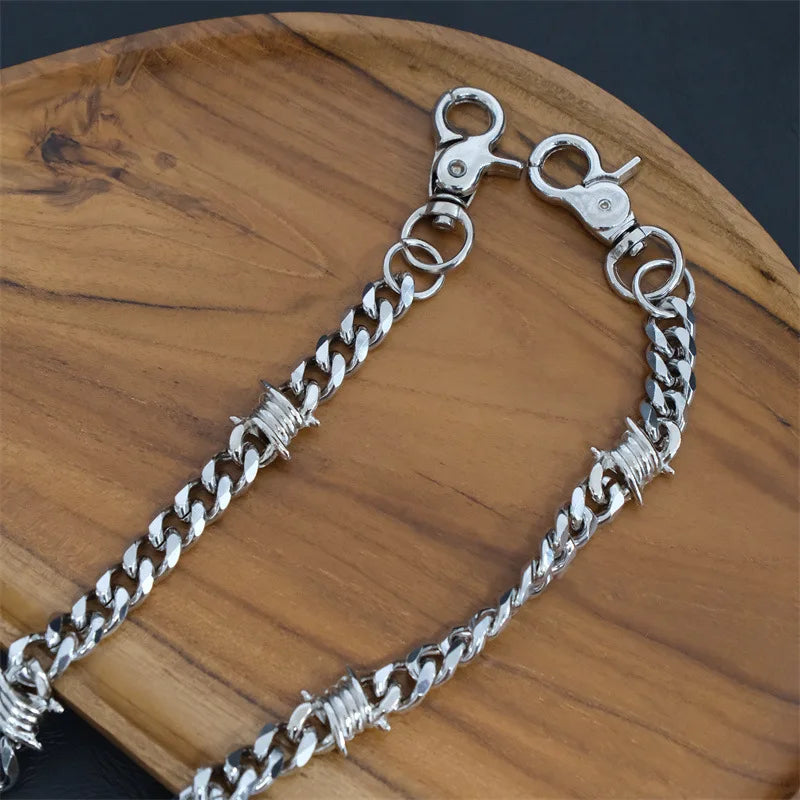 Barbed Wire Wallet Chain