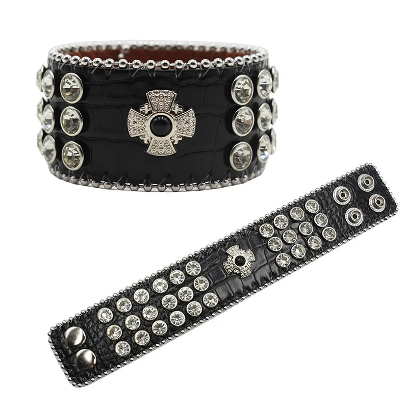Rugged Leather Wristband