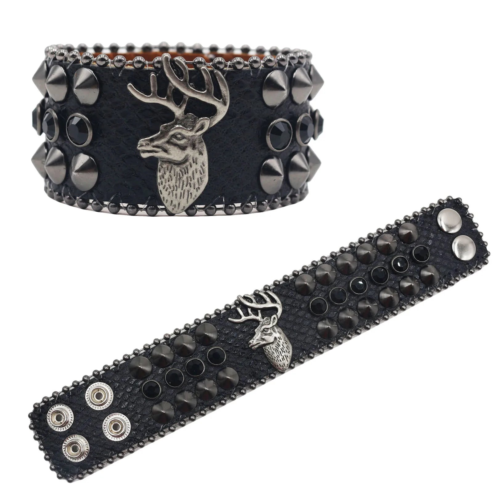 Rugged Leather Wristband