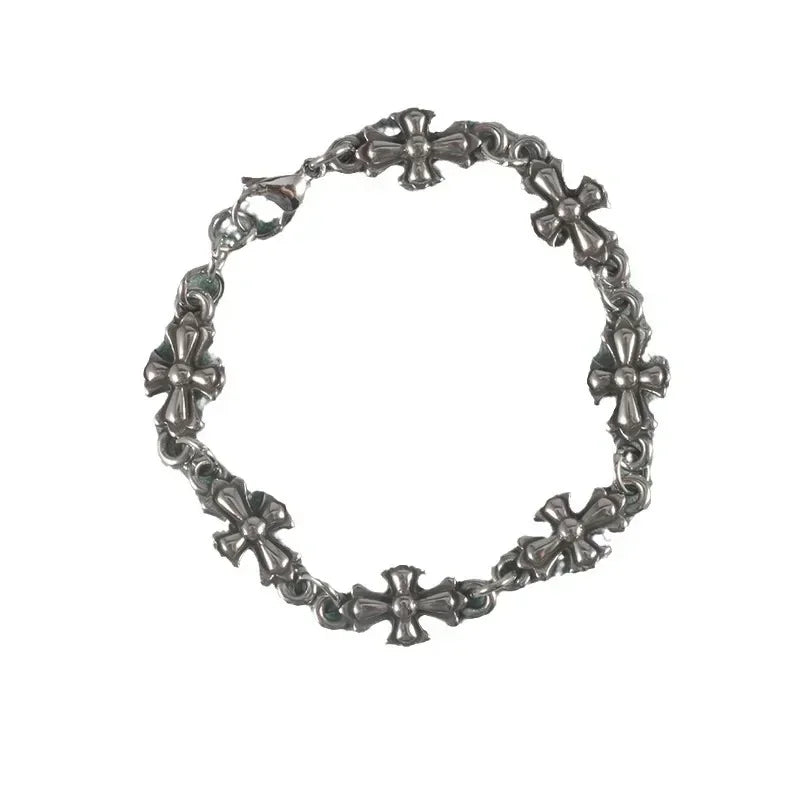 Cross Link Chain Bracelet