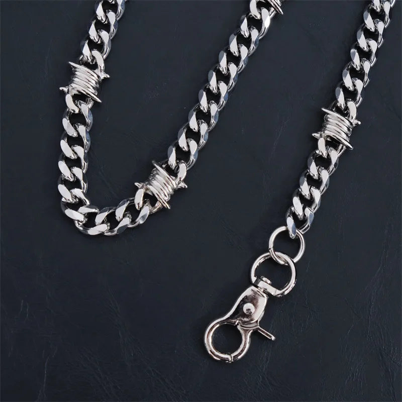 Barbed Wire Wallet Chain