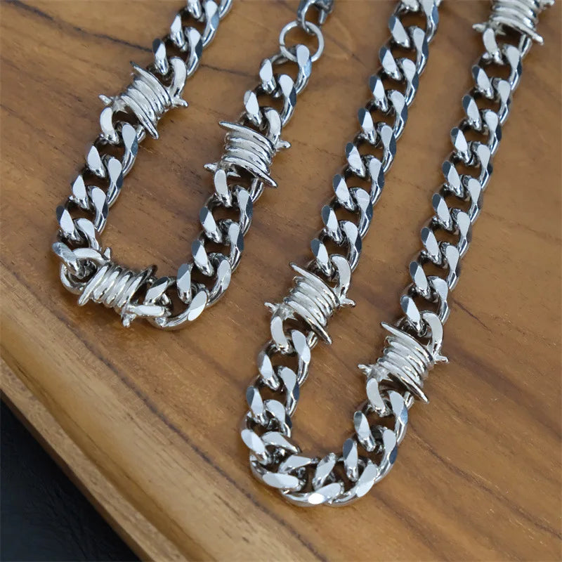 Barbed Wire Wallet Chain
