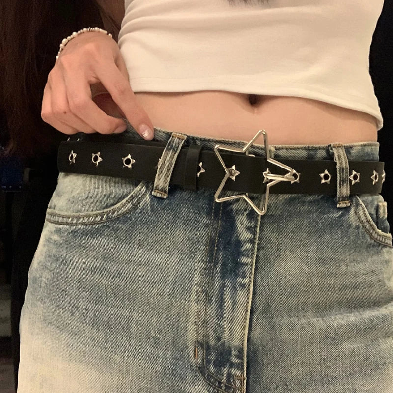 Star Leather Belt
