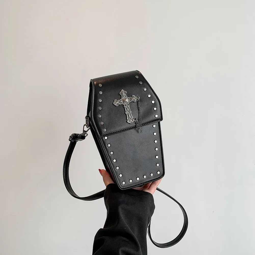 Coffin Cross Crossbody Bag