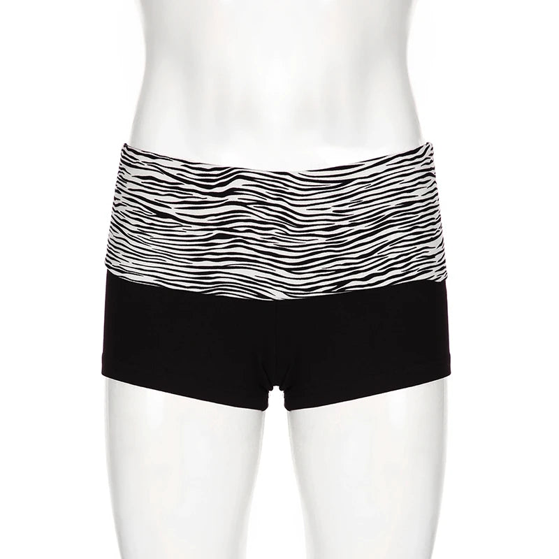 Zebra Mini Shorts
