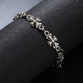 Cross Link Chain Bracelet