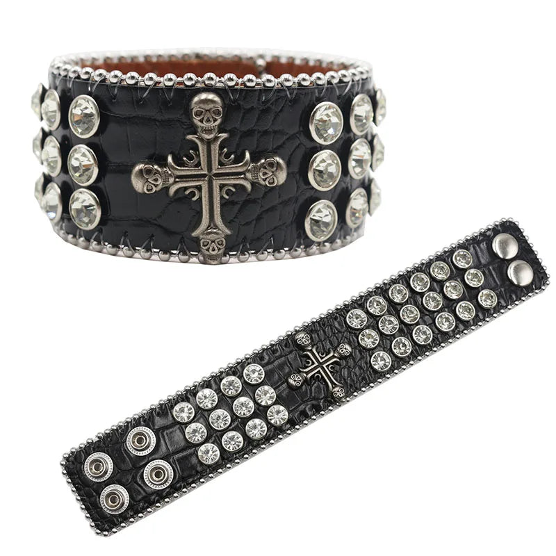 Rugged Leather Wristband