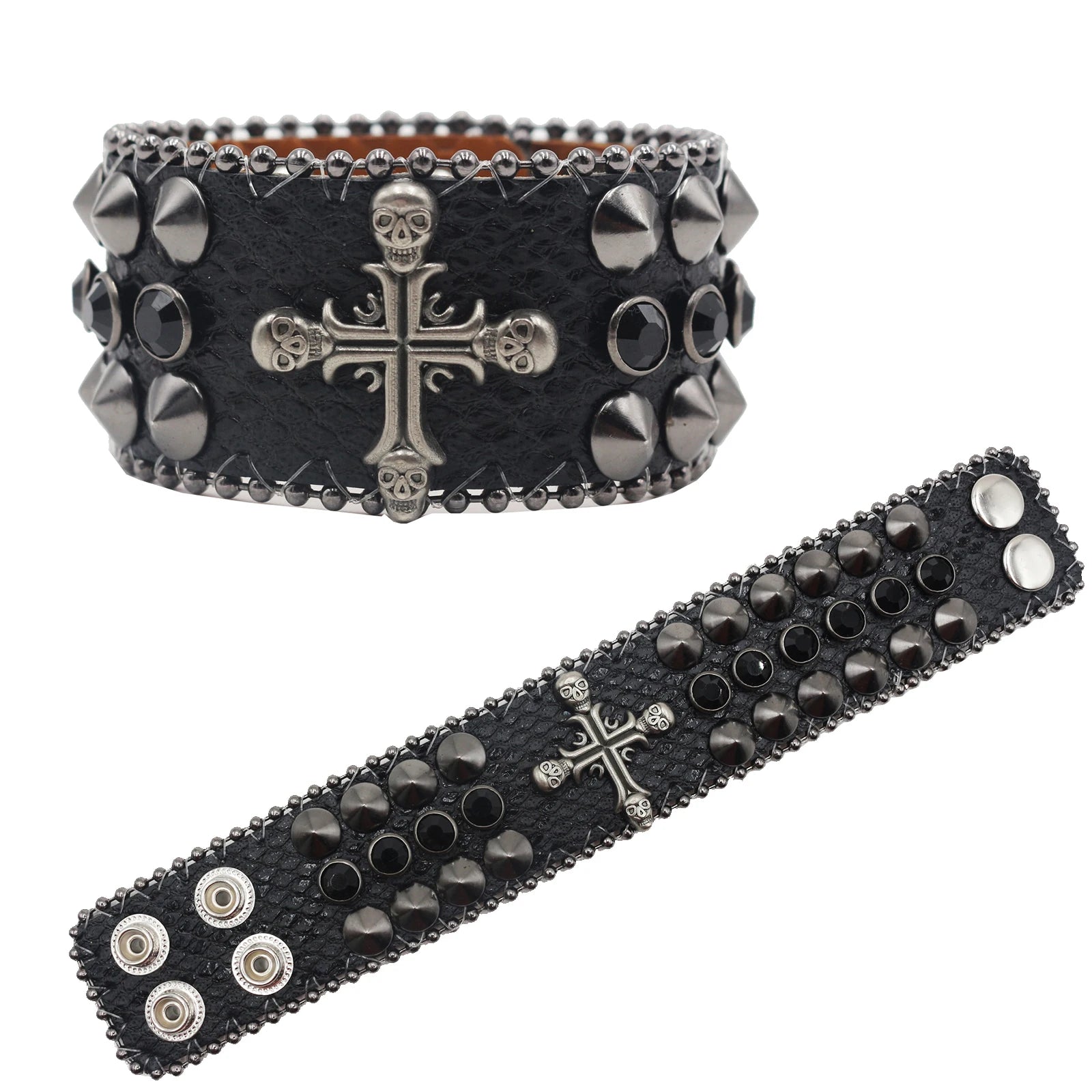 Rugged Leather Wristband