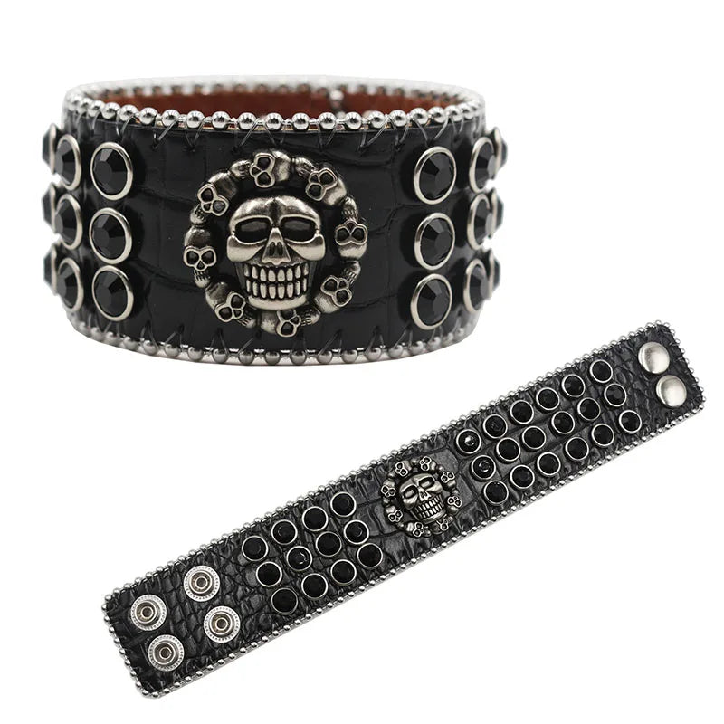 Rugged Leather Wristband