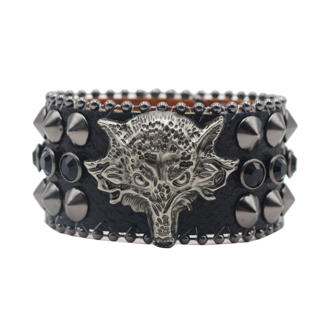 Rugged Leather Wristband