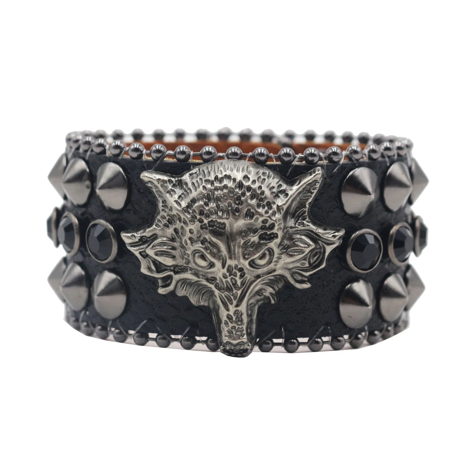 Rugged Leather Wristband