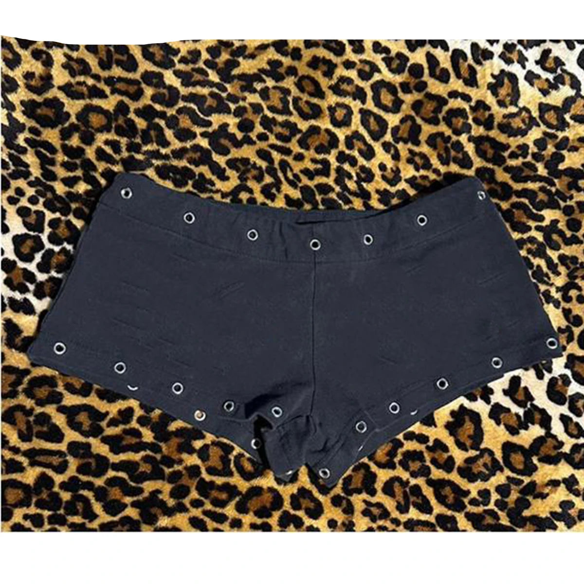Cross Low Waist Shorts