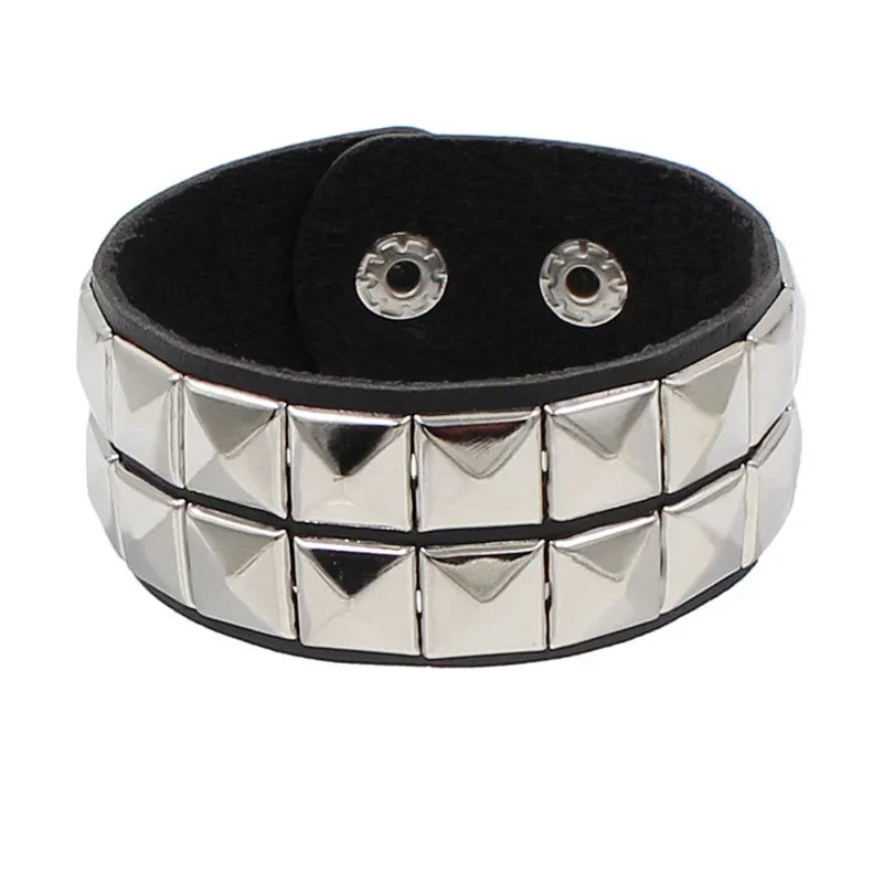 B*thcin Leather Bracelet