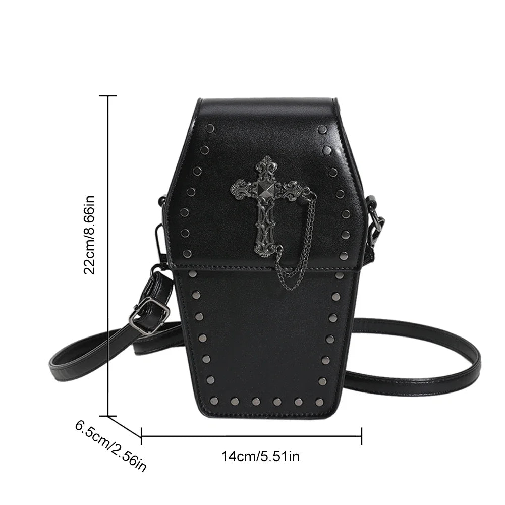 Coffin Cross Crossbody Bag