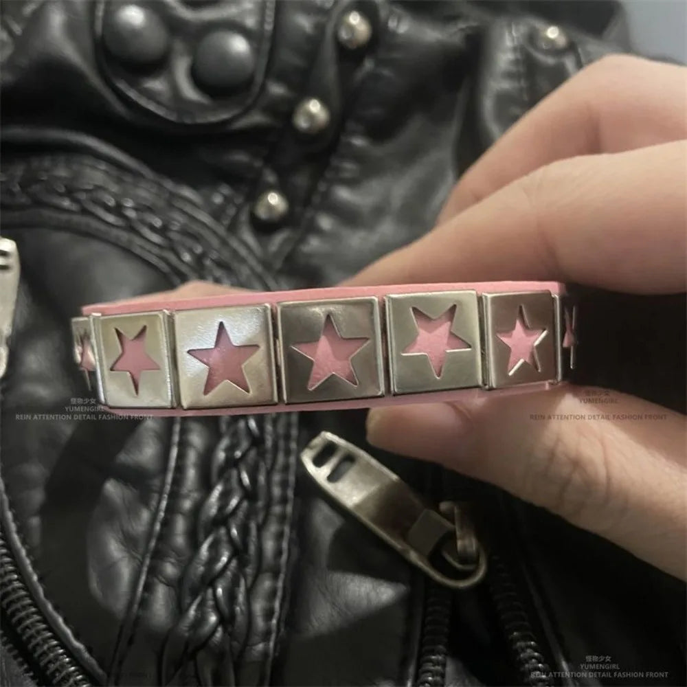 Star Leather Bracelet