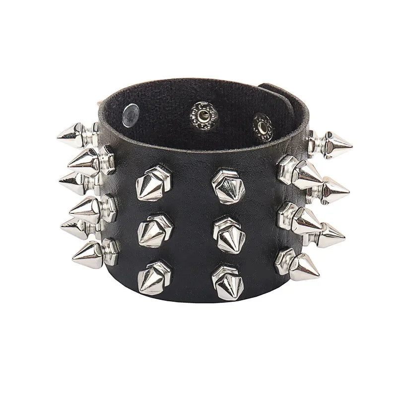 B*thcin Leather Bracelet