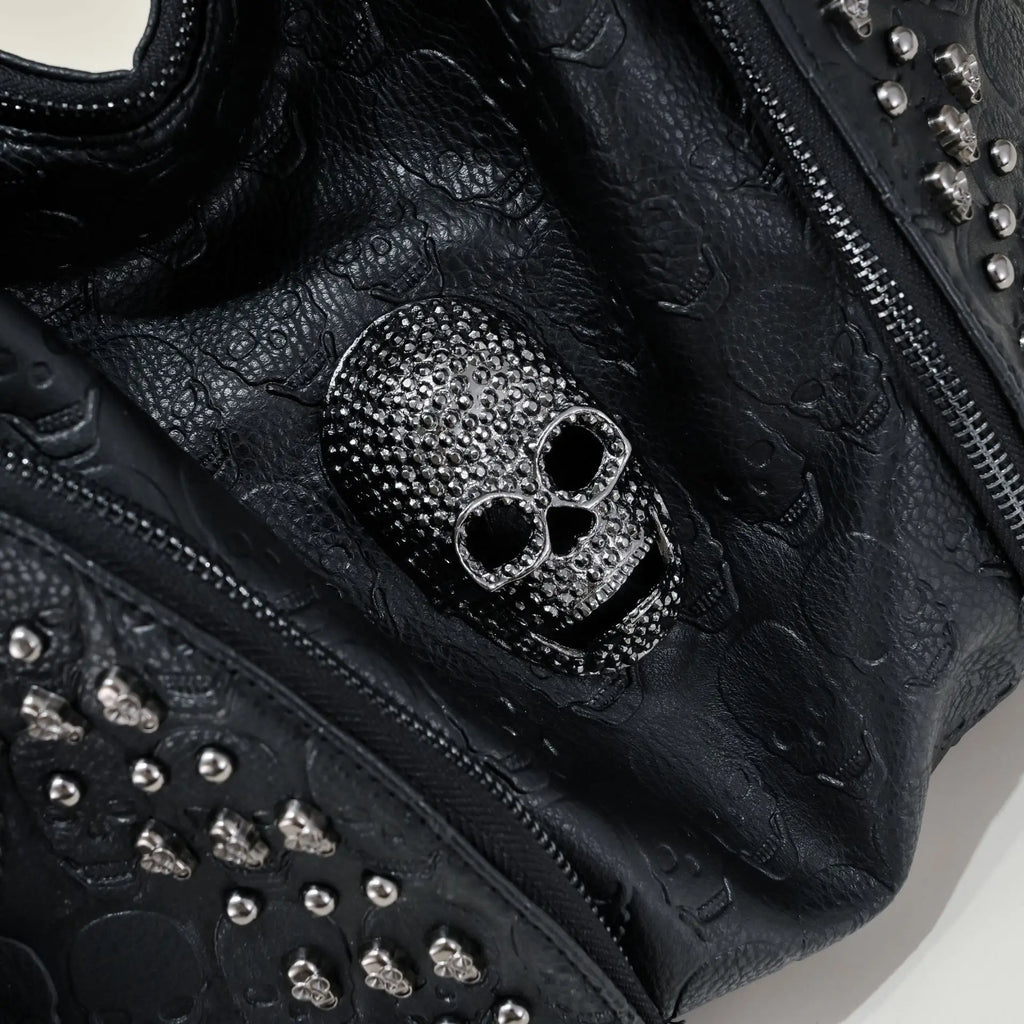 Leather Skull Bag